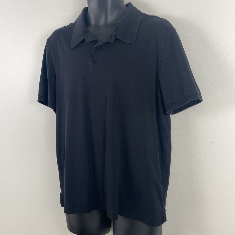 ✨3/$25✨ Calvin Klein Black Polo - L - Picture 4 of 8